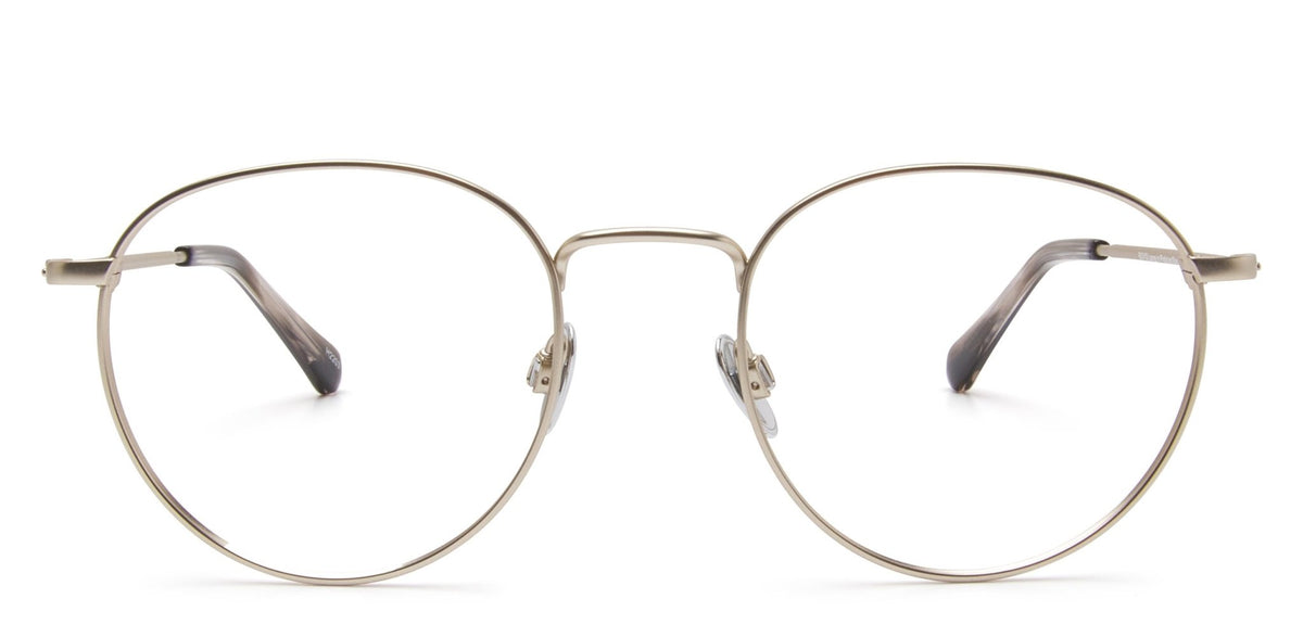 Boyd round titanium glasses, large – Heyelander