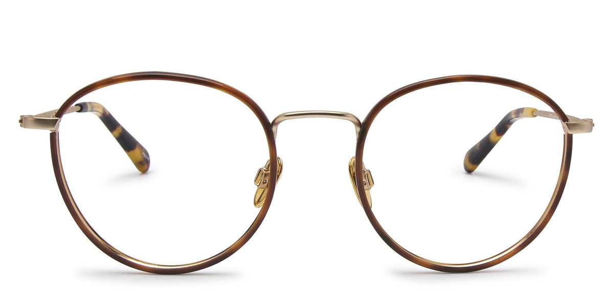 Boyd round titanium glasses, large – Heyelander