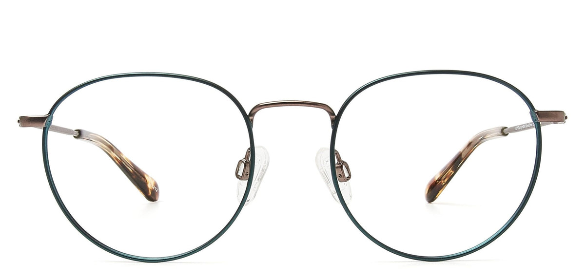Boyd round titanium glasses, large – Heyelander