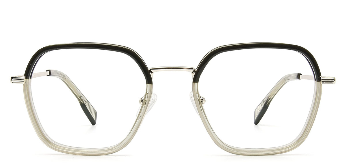 Kenna glasses in dark and light green – Heyelander